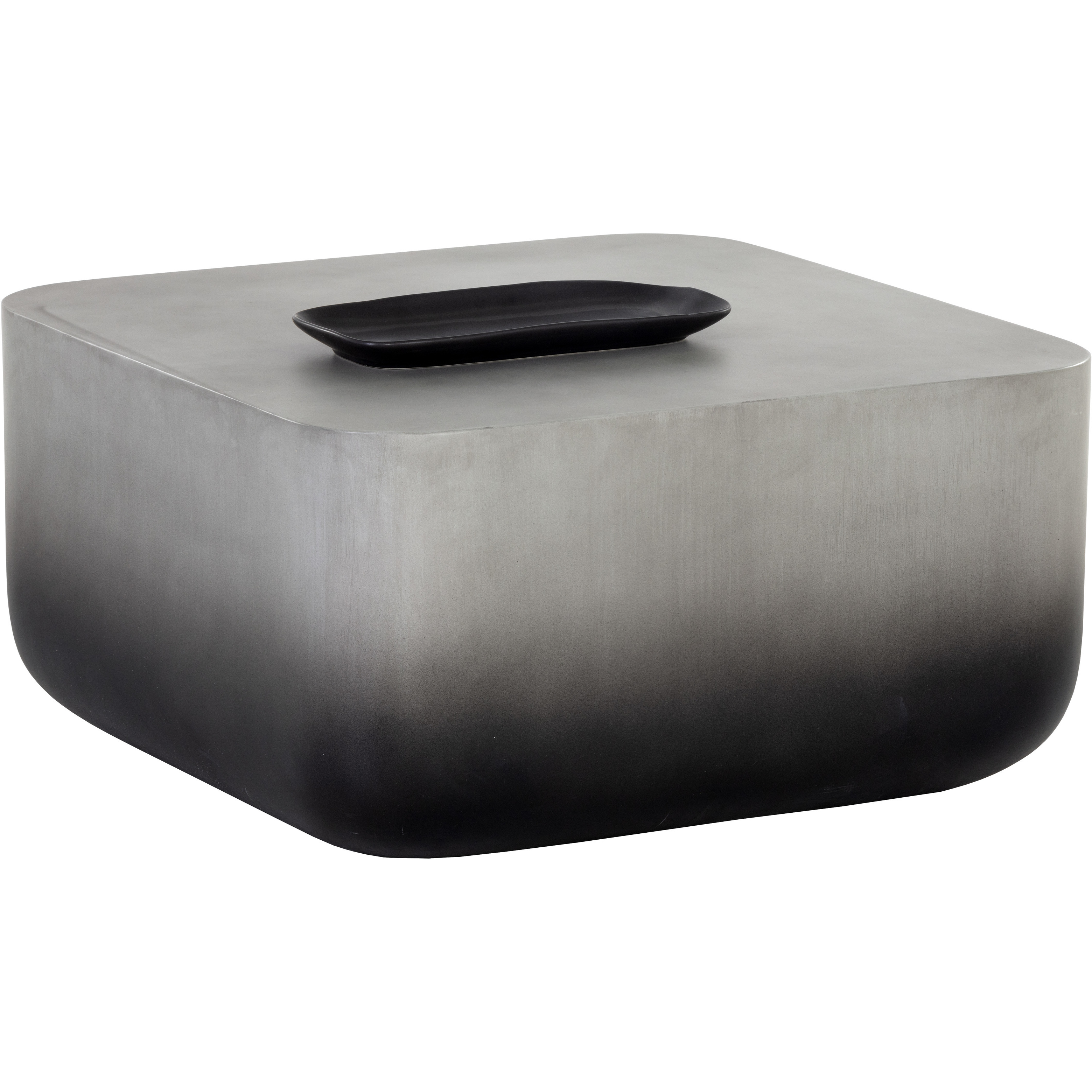 Strut 29.5 X 29.5 inch Black Ombre Outdoor Coffee Table